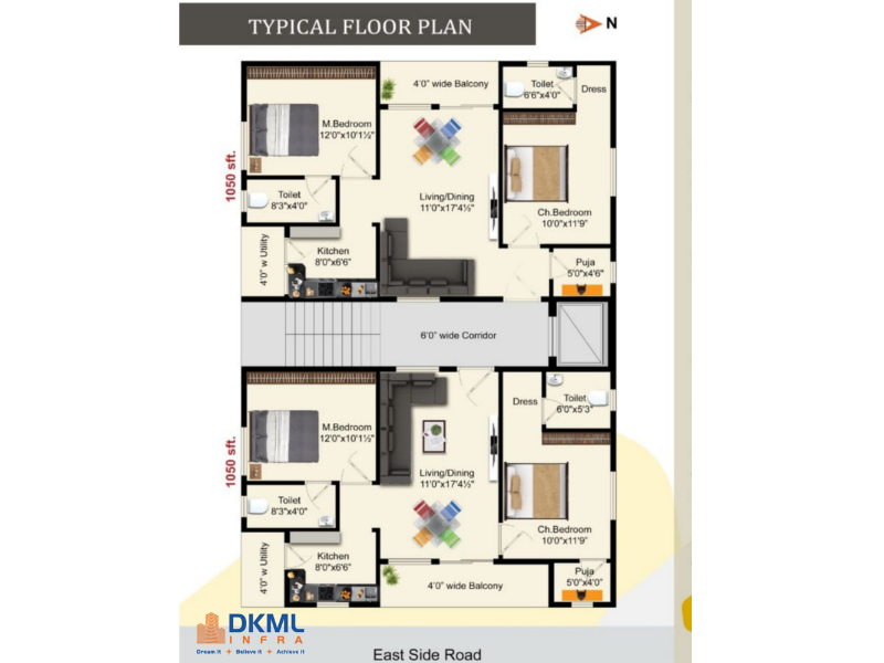 Srinivasa residency floorplan