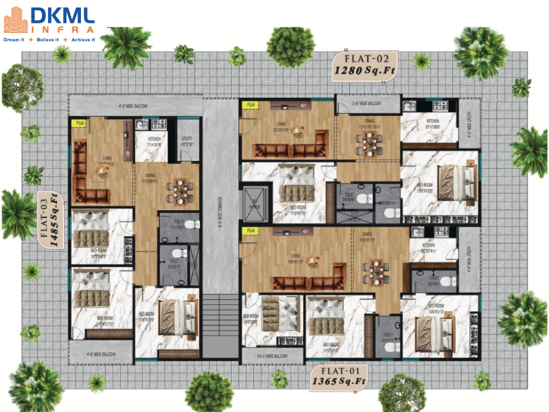 Ssd srividya heights floorplan